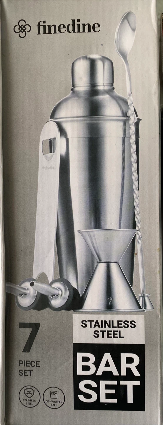 Stainless Steel Bar Set