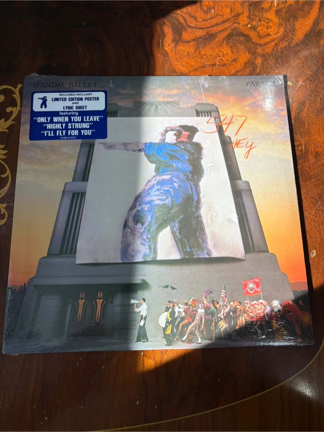 Spandau Ballet Parade Vinyl Record LP CHS-41473