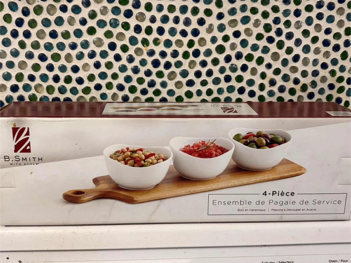 B. Smith 4-Piece Serving Platter Set