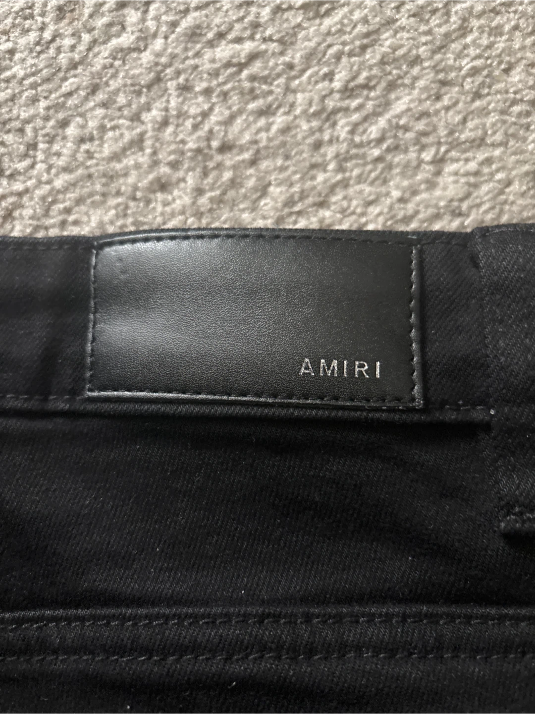 AMIRI Black Distressed Jeans Size 33 - photo 4