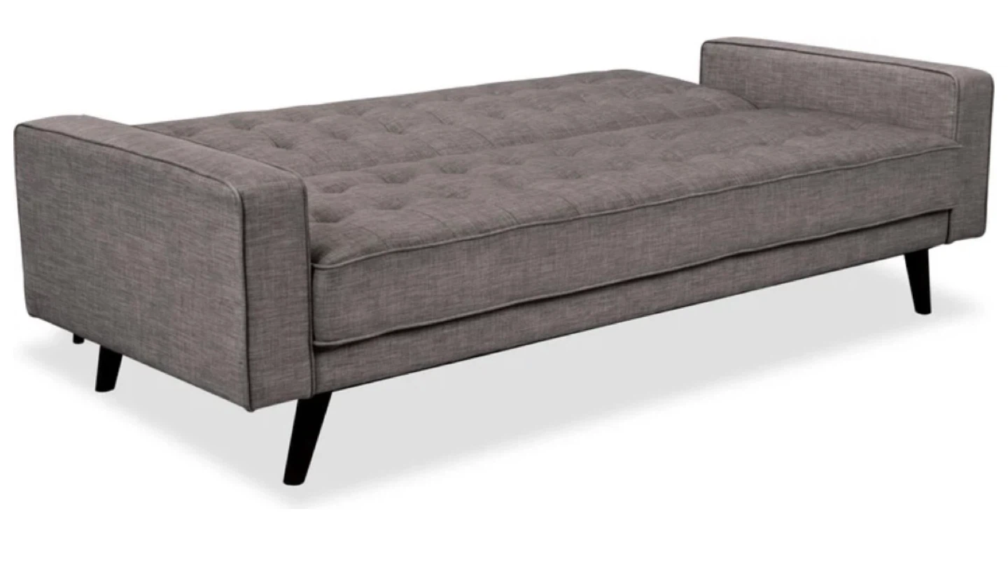 Grey Tufted Sofa Bed - photo 4