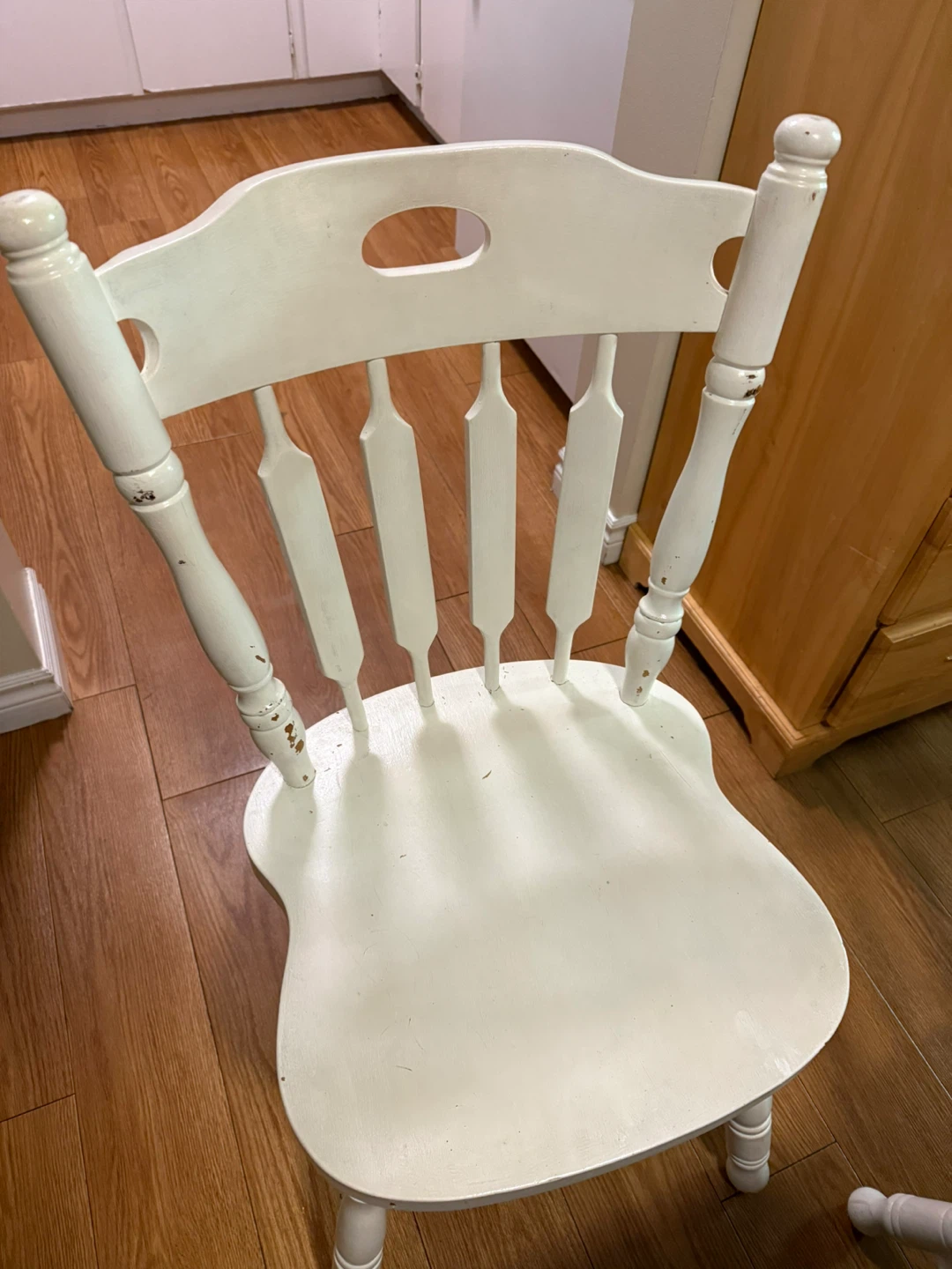 Solid wood table & chairs - photo 3