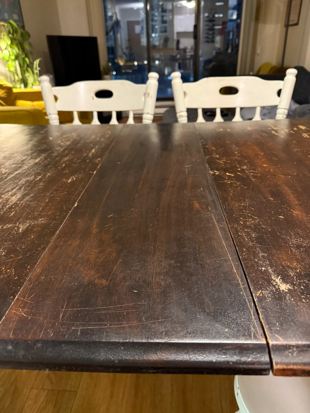 Solid wood table & chairs - photo 2