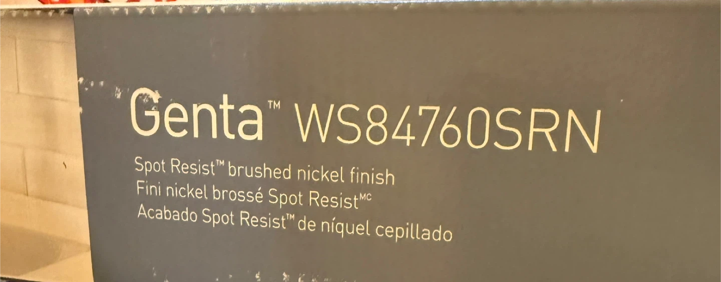 Brand New Moen Brushed Nickel Bathroom Faucet WS84760SRN - photo 3