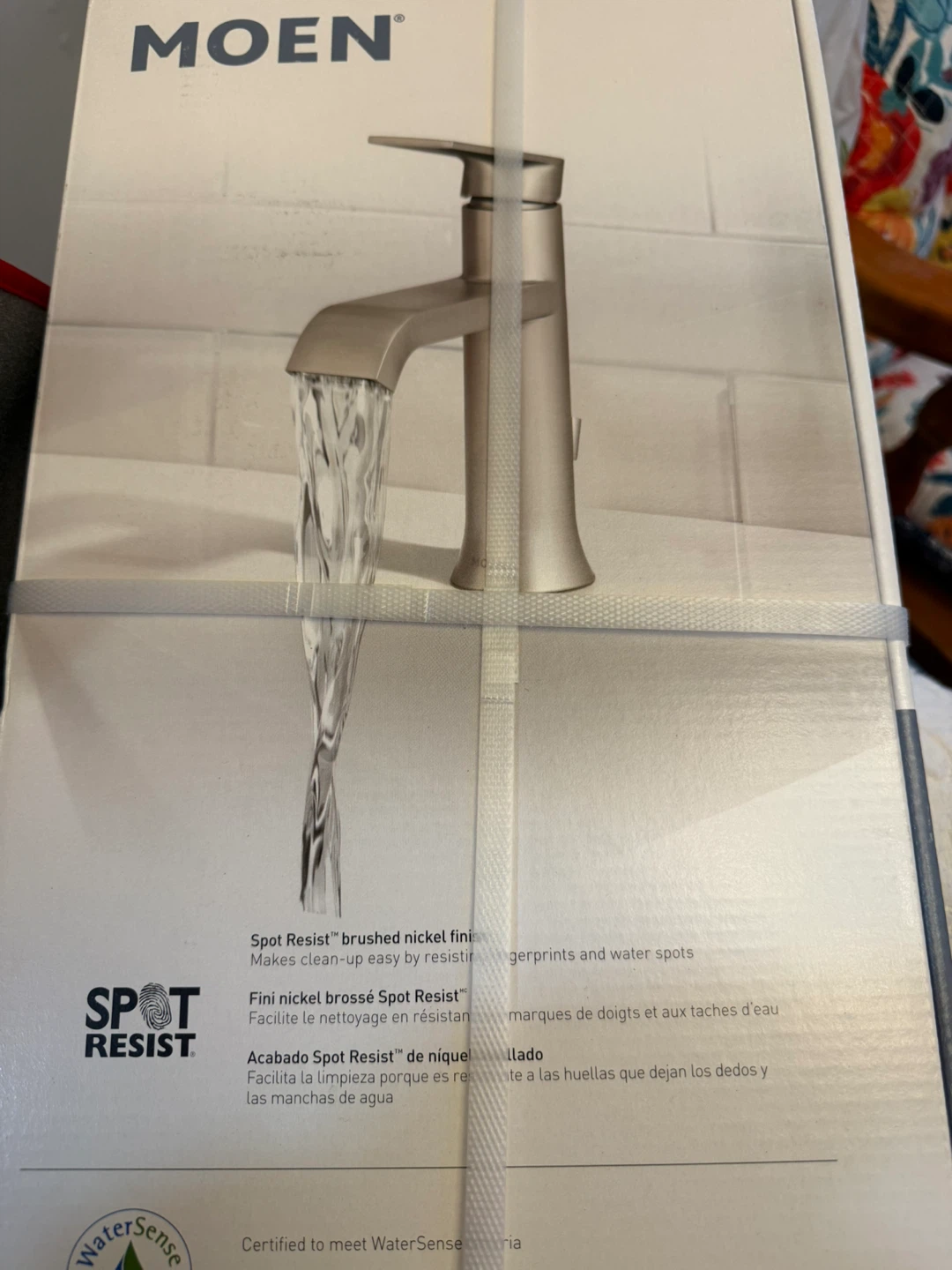 Brand New Moen Brushed Nickel Bathroom Faucet WS84760SRN - photo 5
