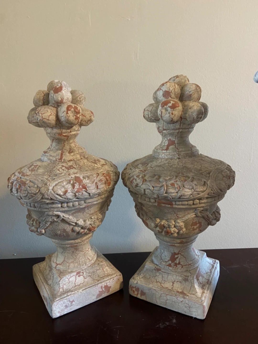 Pair of Decorative Urns