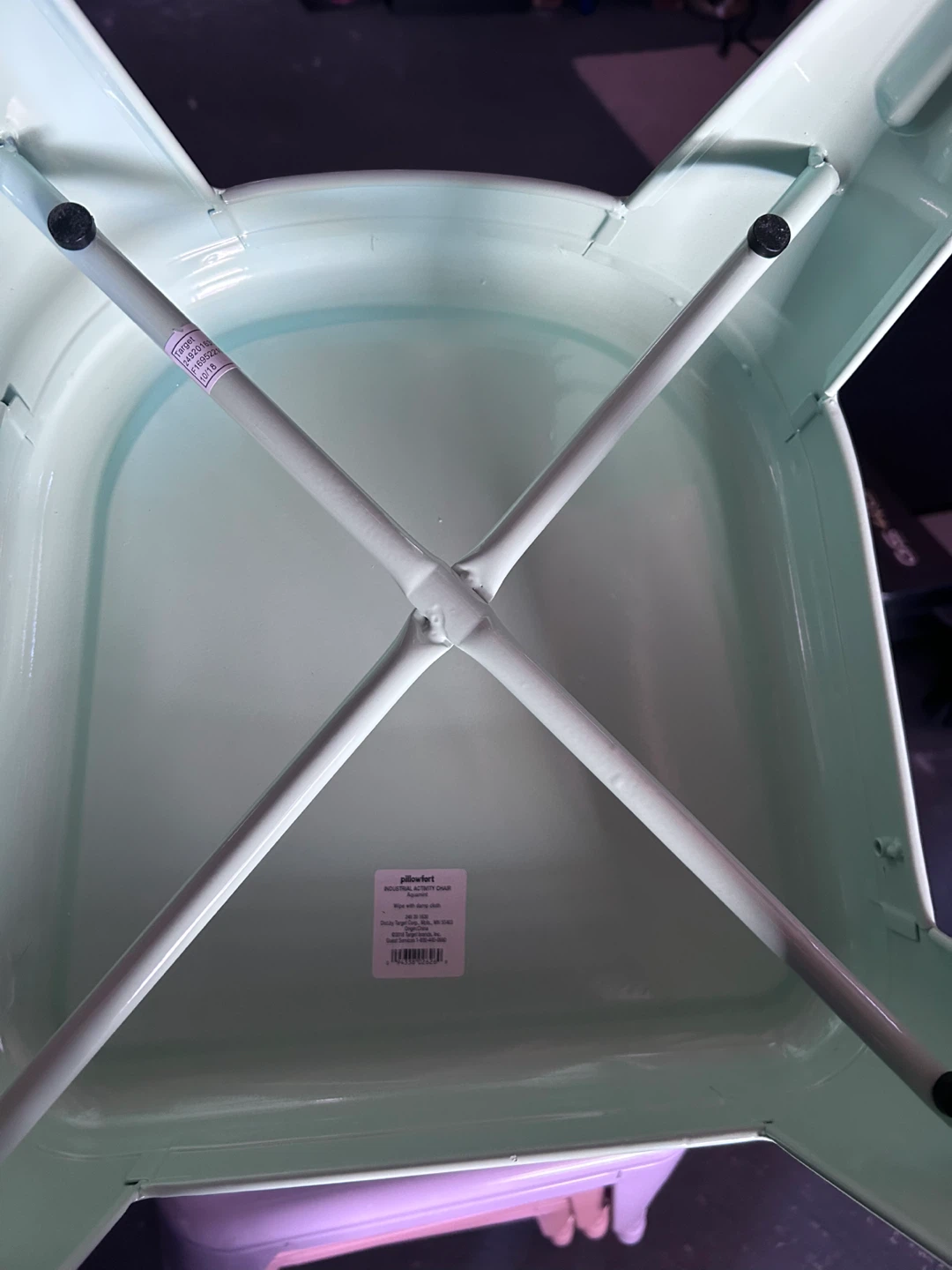 Pillowfort Metal Stackable Chair x2 - photo 2