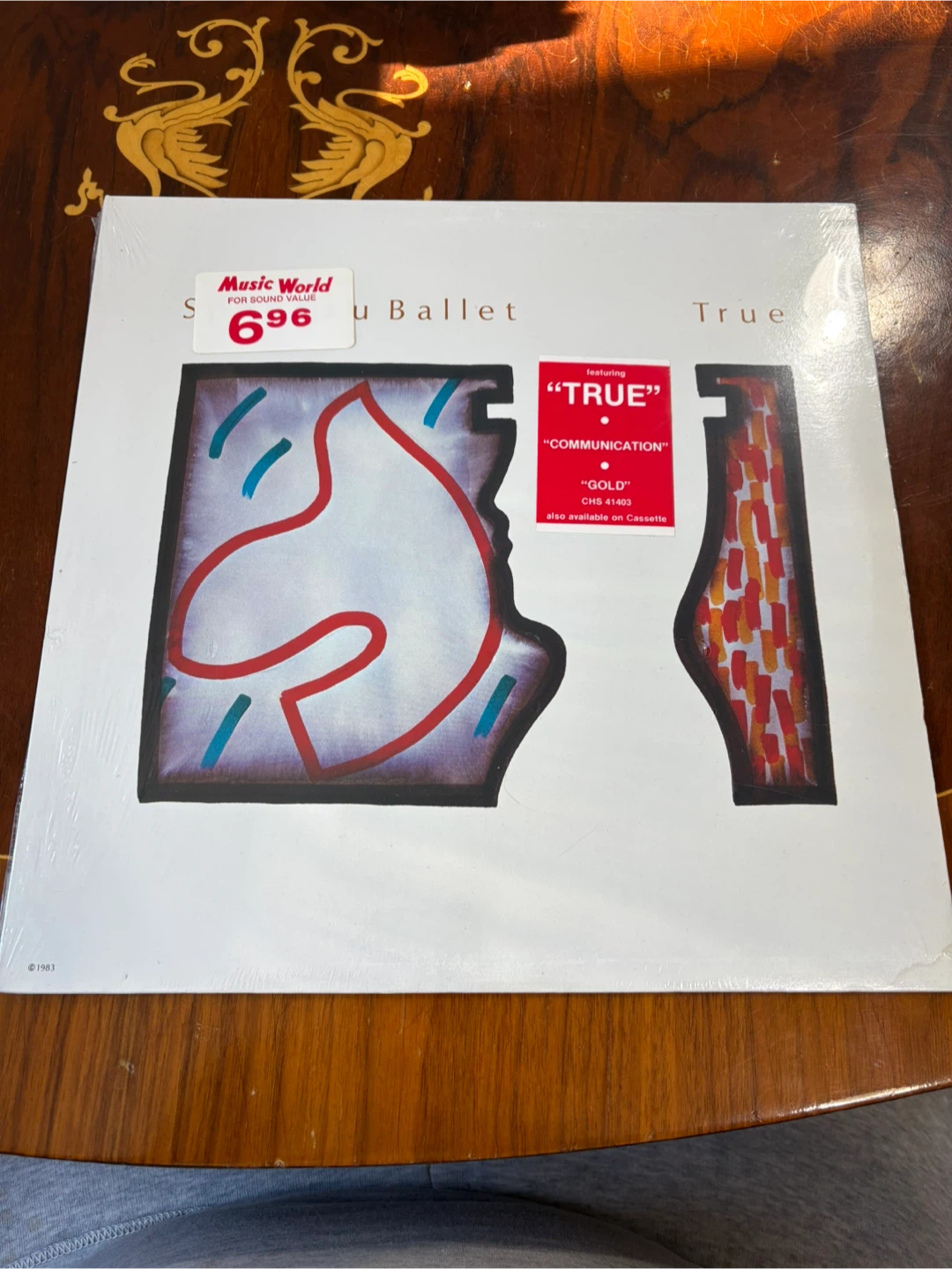 Vintage Spandau Ballet True Vinyl Record - 1983