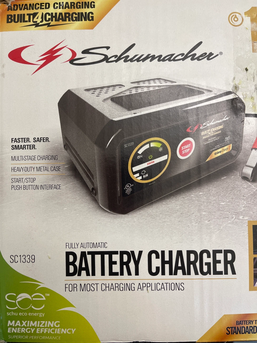 Schumacher 10 Amp 12V Fully Automatic Battery Charger - photo 5