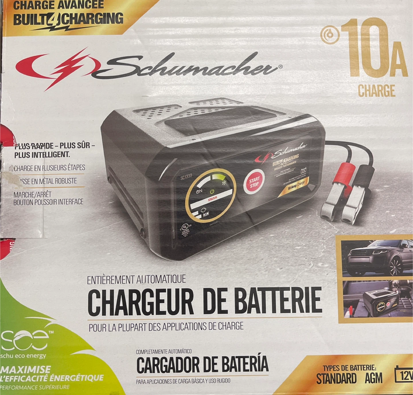 Schumacher 10 Amp 12V Fully Automatic Battery Charger - photo 4