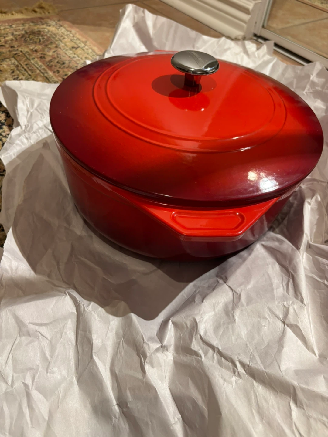 Cast iron Pot. Kirkland Signature. Made in France