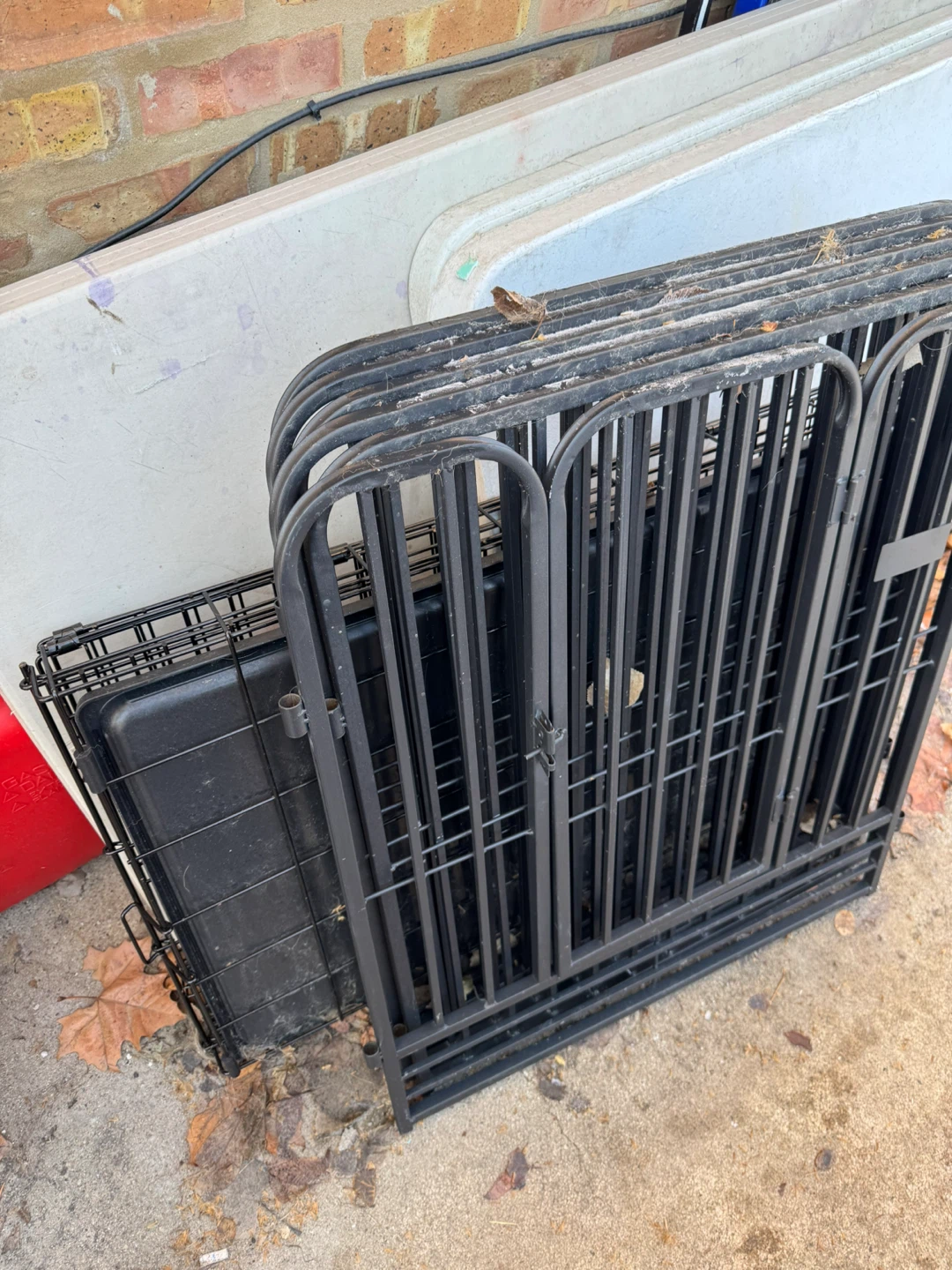 Black Metal Dog Crate/Playpen - photo 2