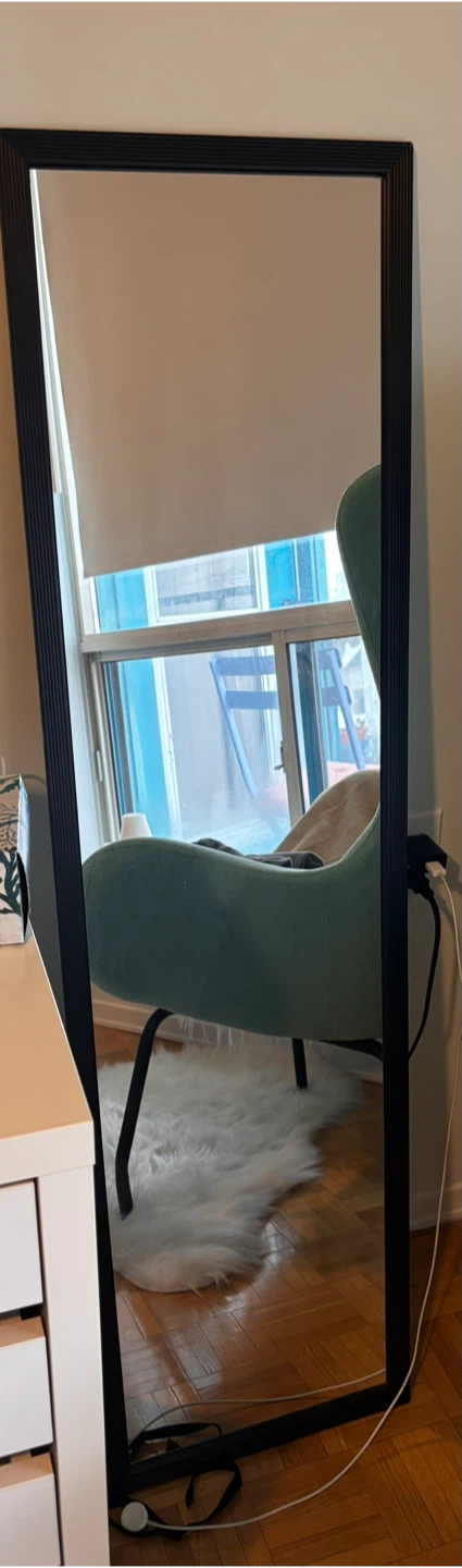 Full-Length Mirror – Black Frame