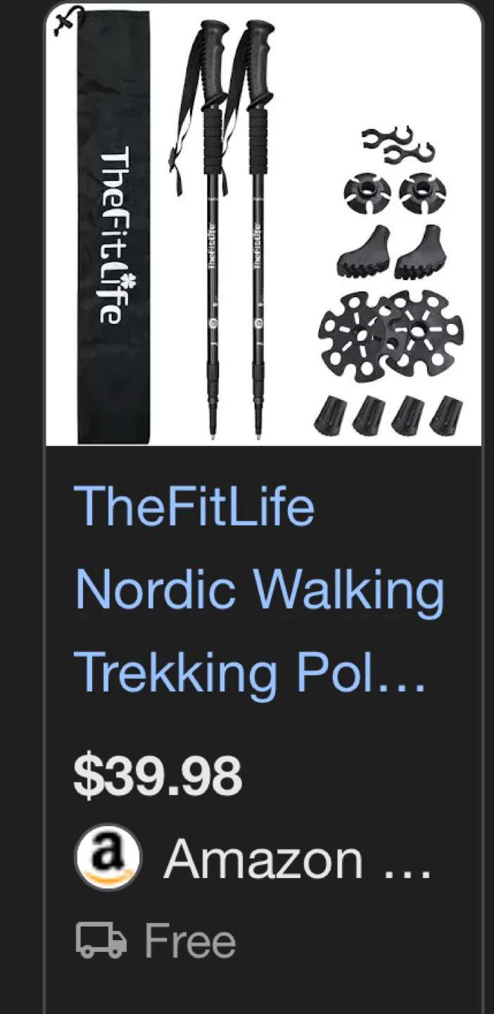 TheFitLife Nordic Walking Trekking Poles
