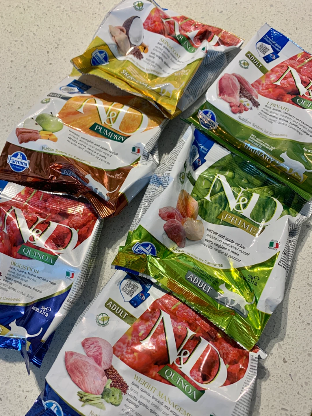‼️MOVING SALE‼️ N&D Adult Cat Food Pouches (Mixed Flavors) - photo 2