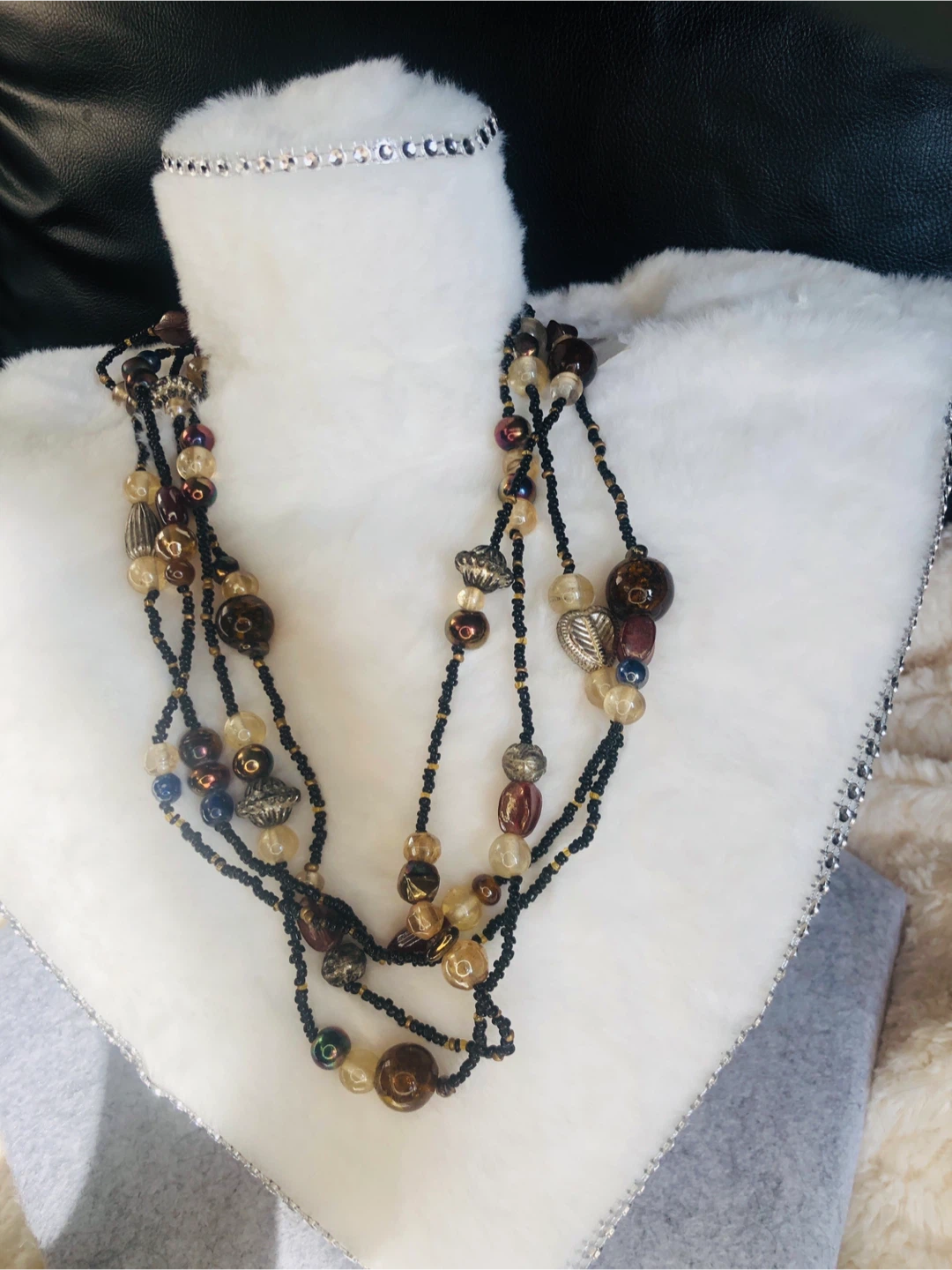 Multi-strand Beaded Necklace