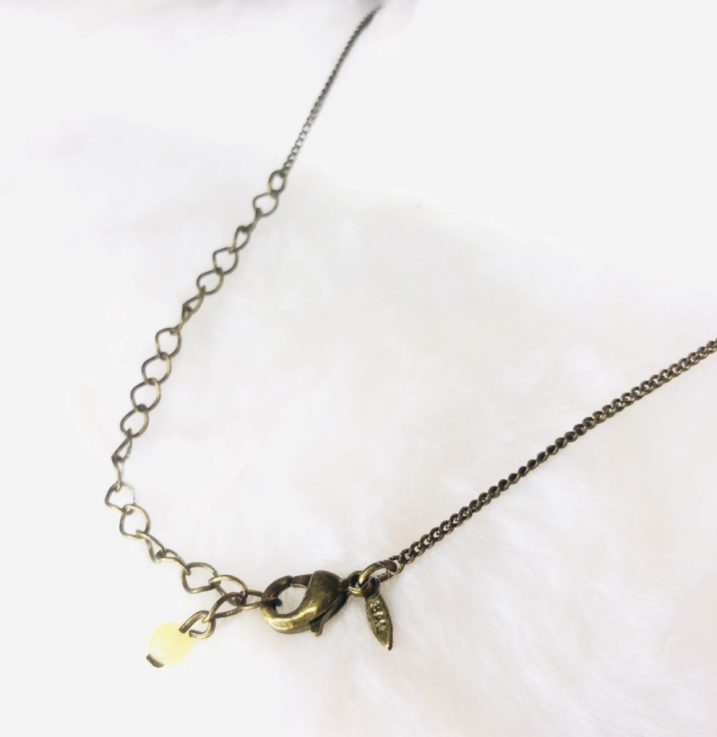 Vintage SAQ Gold Plated Necklace with Matching Earrings - photo 3