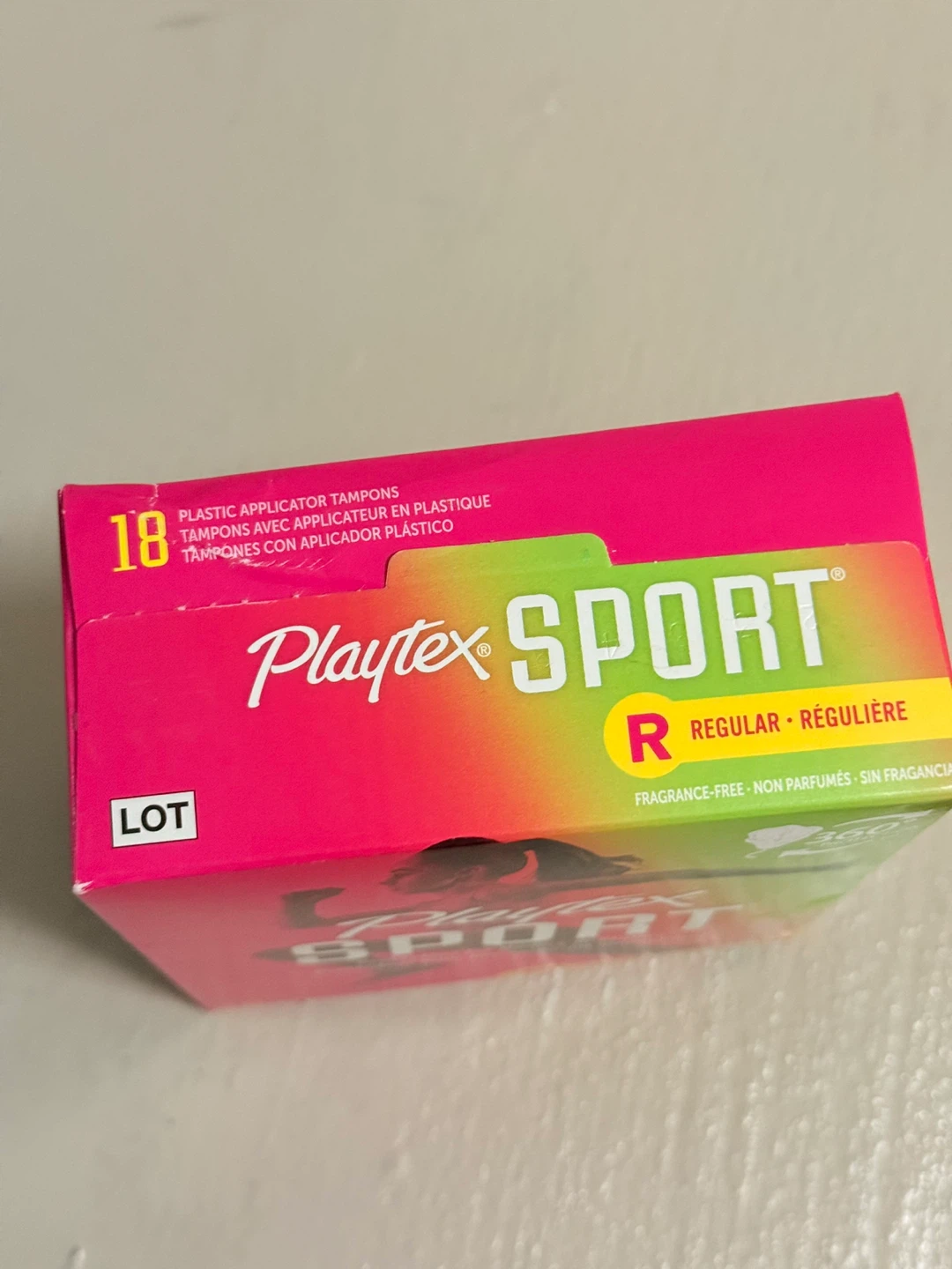 Playtex Sport Regular Plastic Applicator Tampons - 18 Count - photo 3