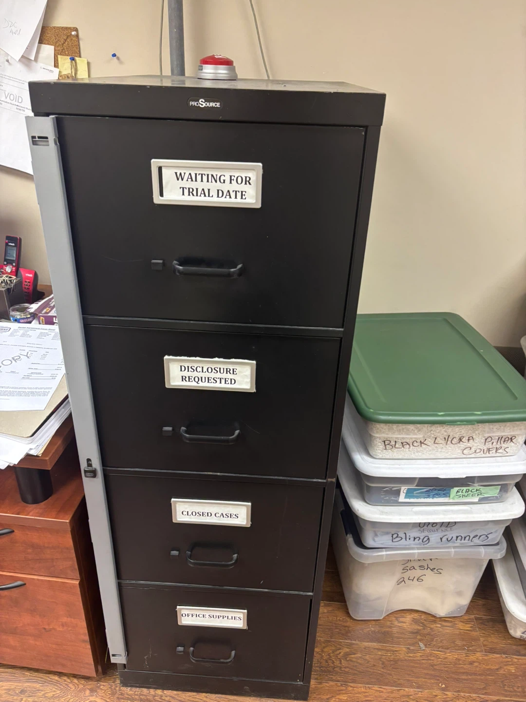Pro-Source 4-Drawer Filing Cabinet