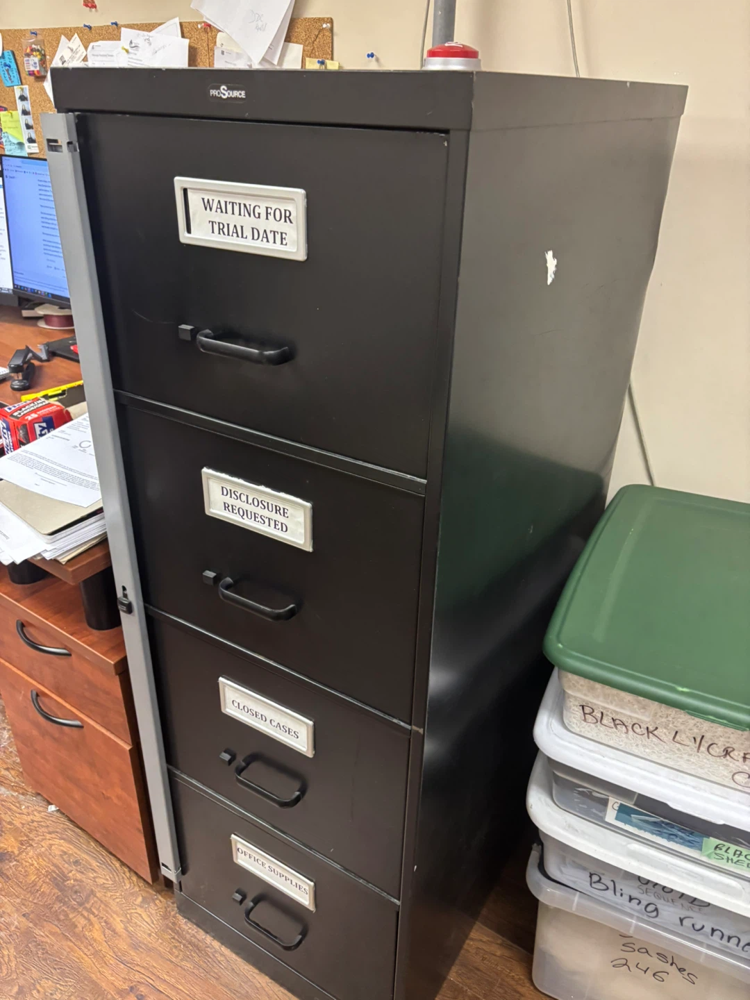 Pro-Source 4-Drawer Filing Cabinet - photo 2
