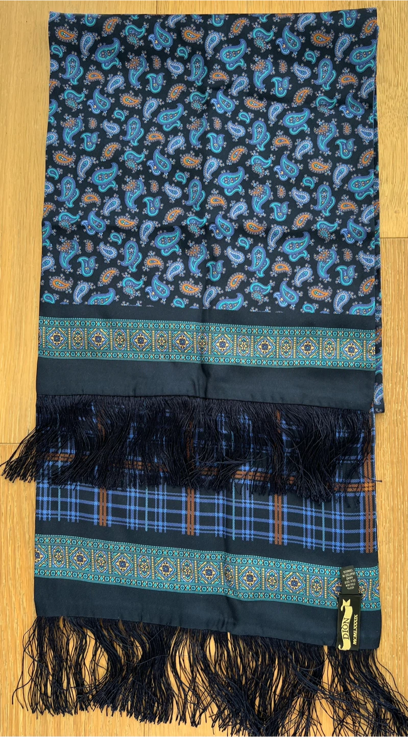 DION 100% Italian Silk Scarf