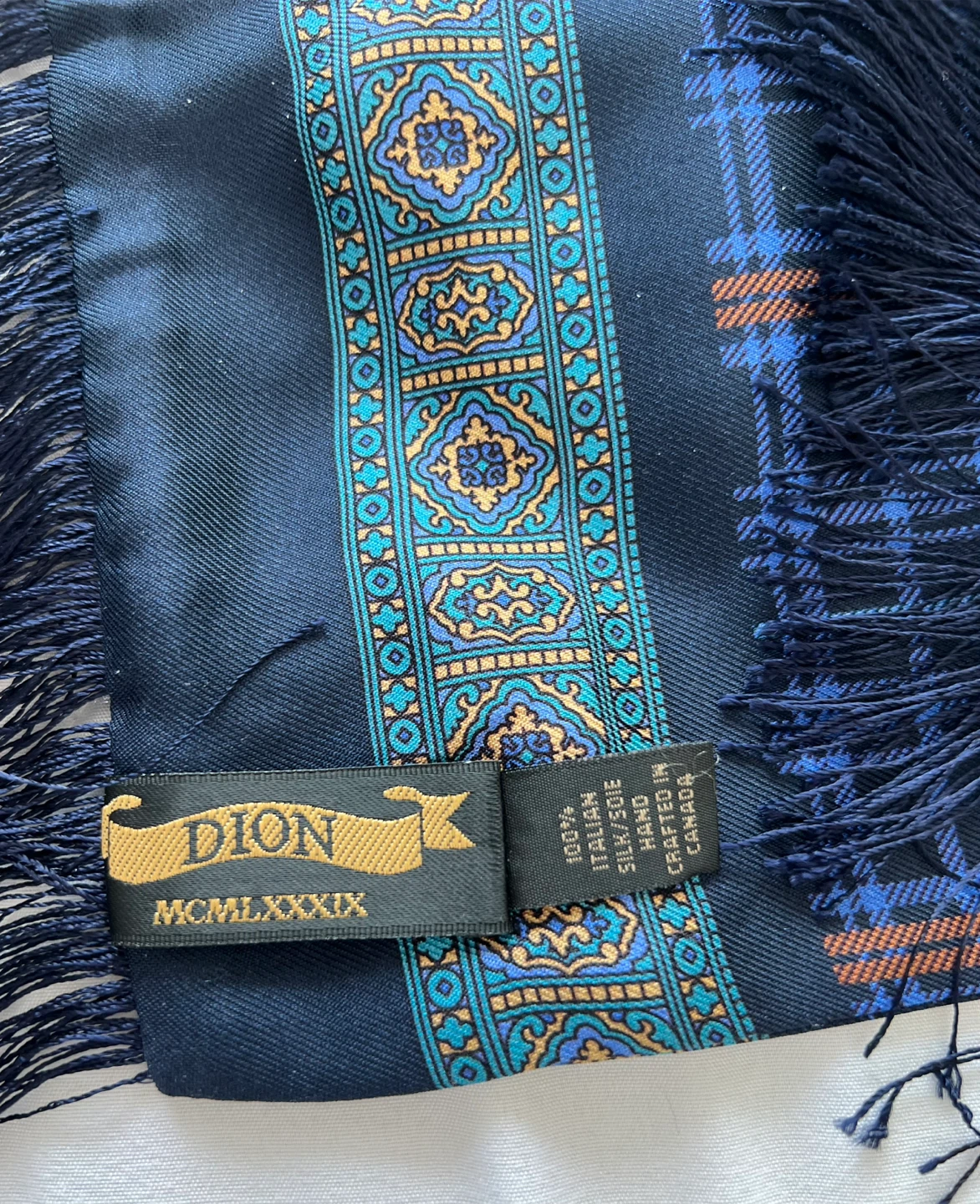 DION 100% Italian Silk Scarf - photo 3