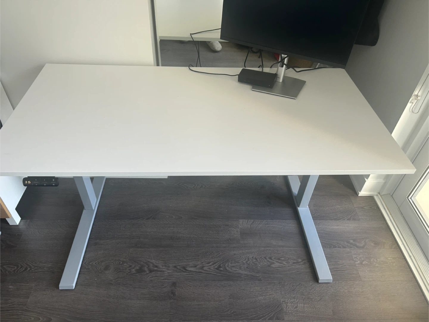White Standing Desk