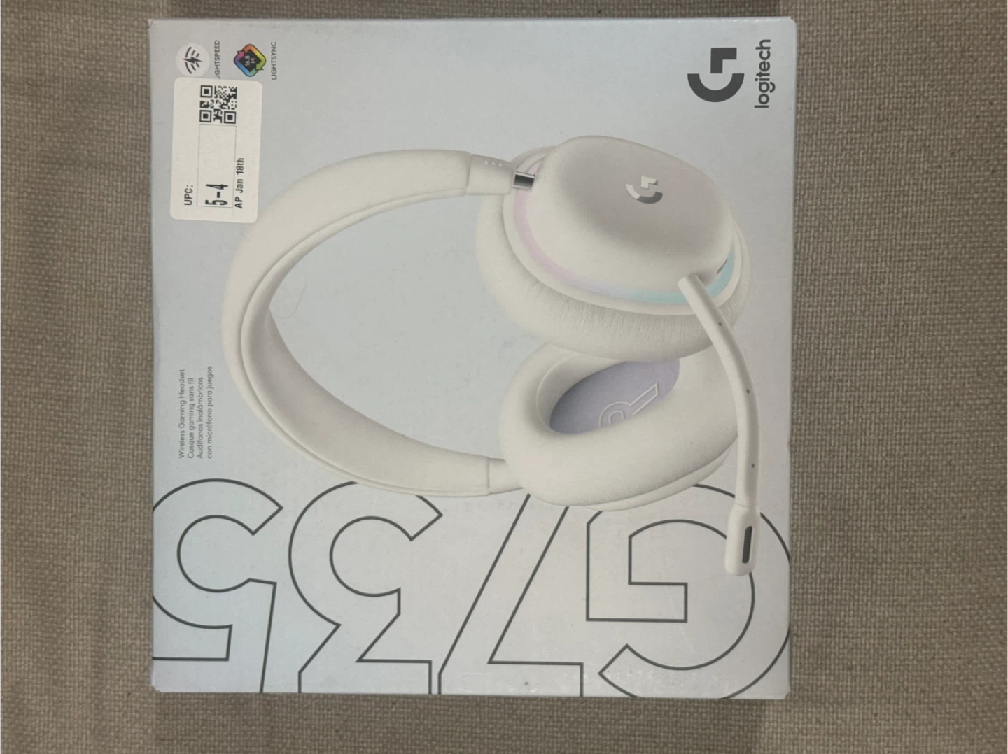 Logitech G735 Wireless Gaming Headset - White