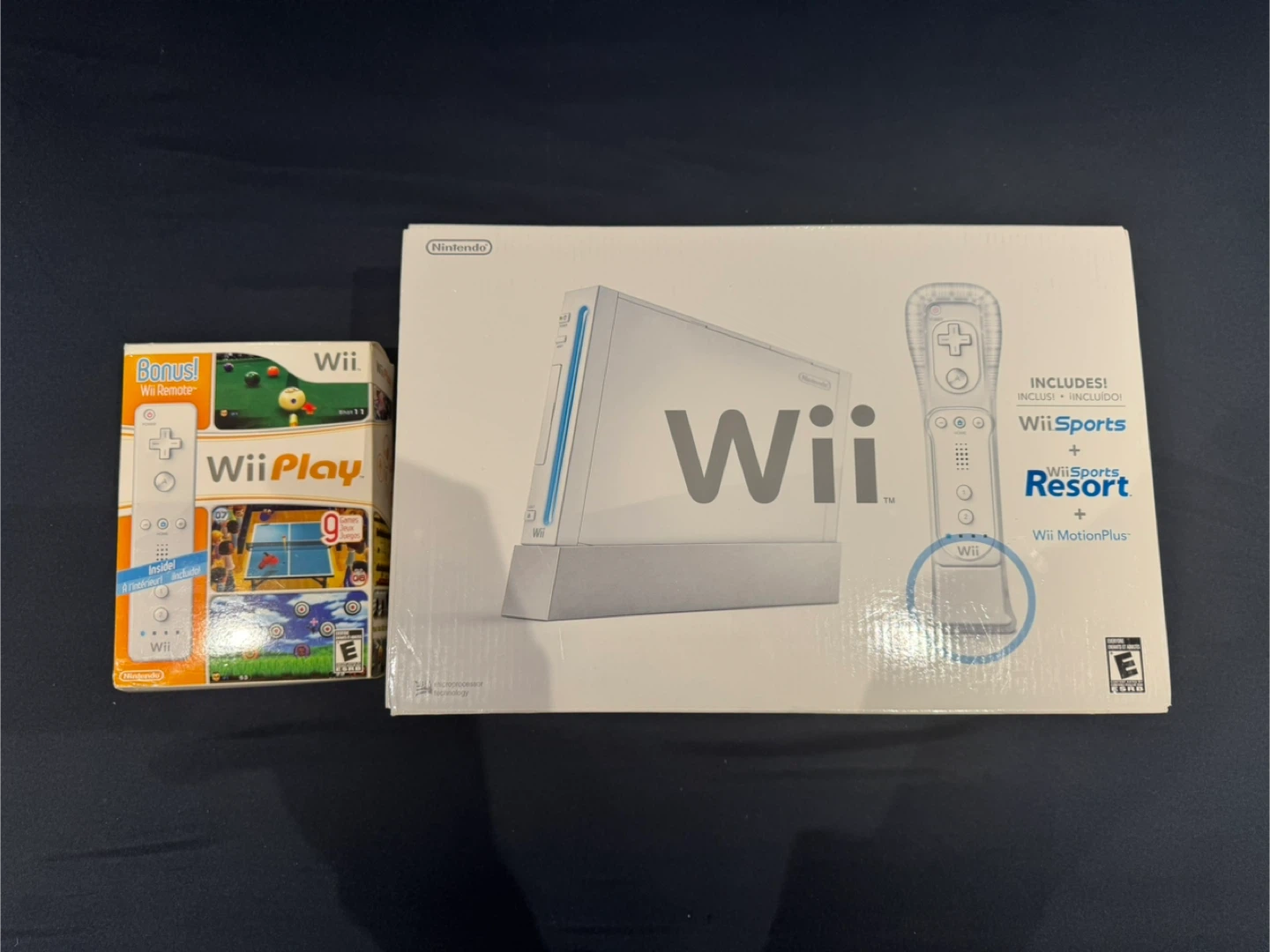 Nintendo Wii Console Bundle with Wii Sports & Wii Fit Plus