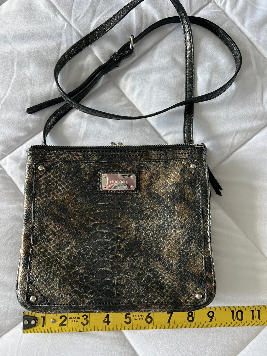 Nine West Snake Print Crossbody Bag - photo 2