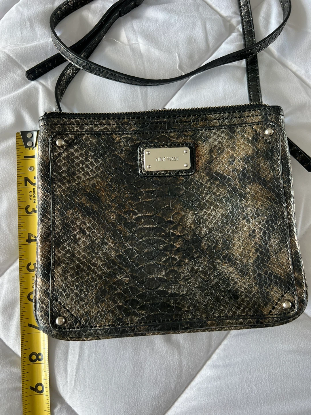 Nine West Snake Print Crossbody Bag