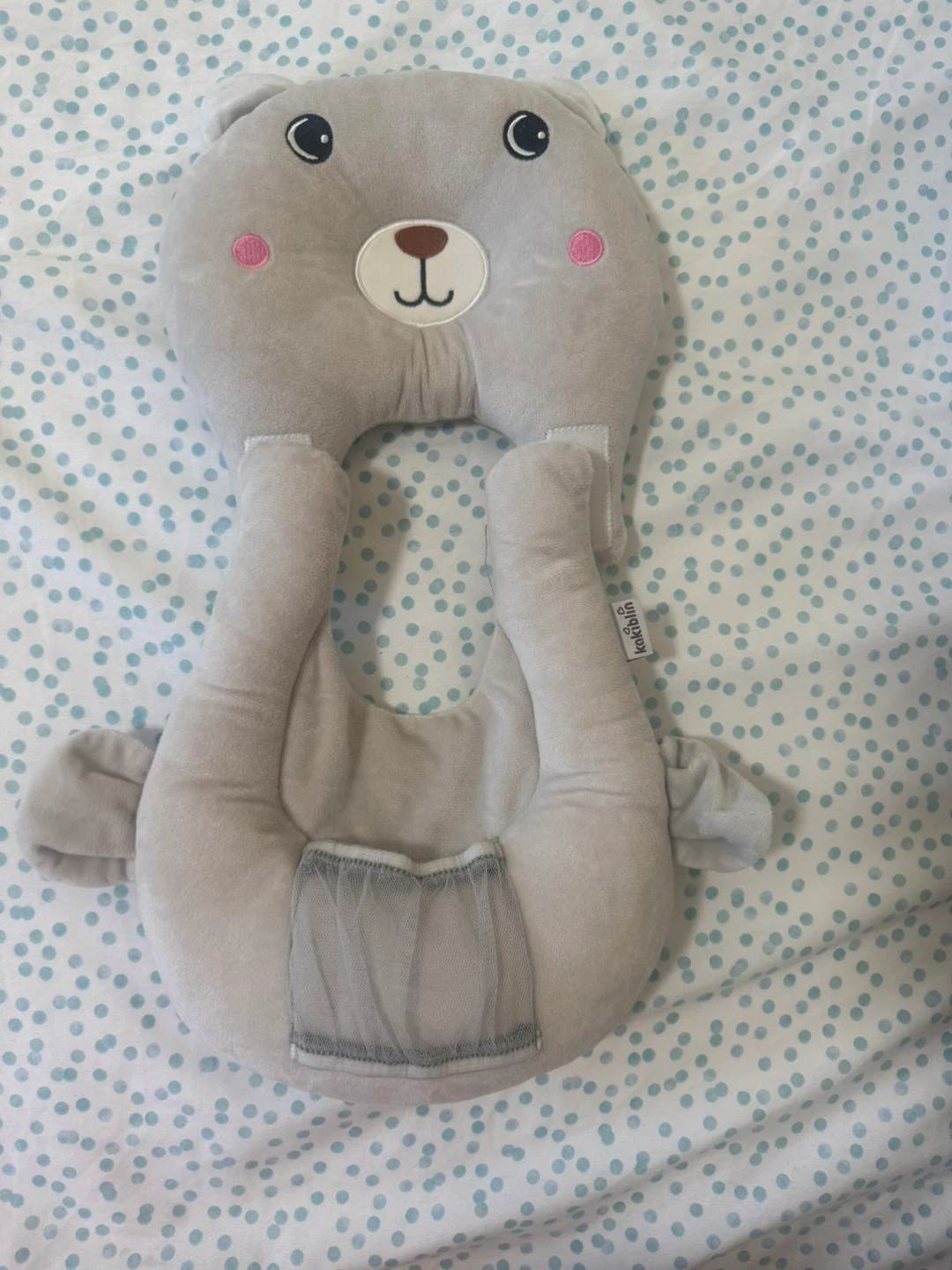 Baby Head Support Pillow - Bear Design