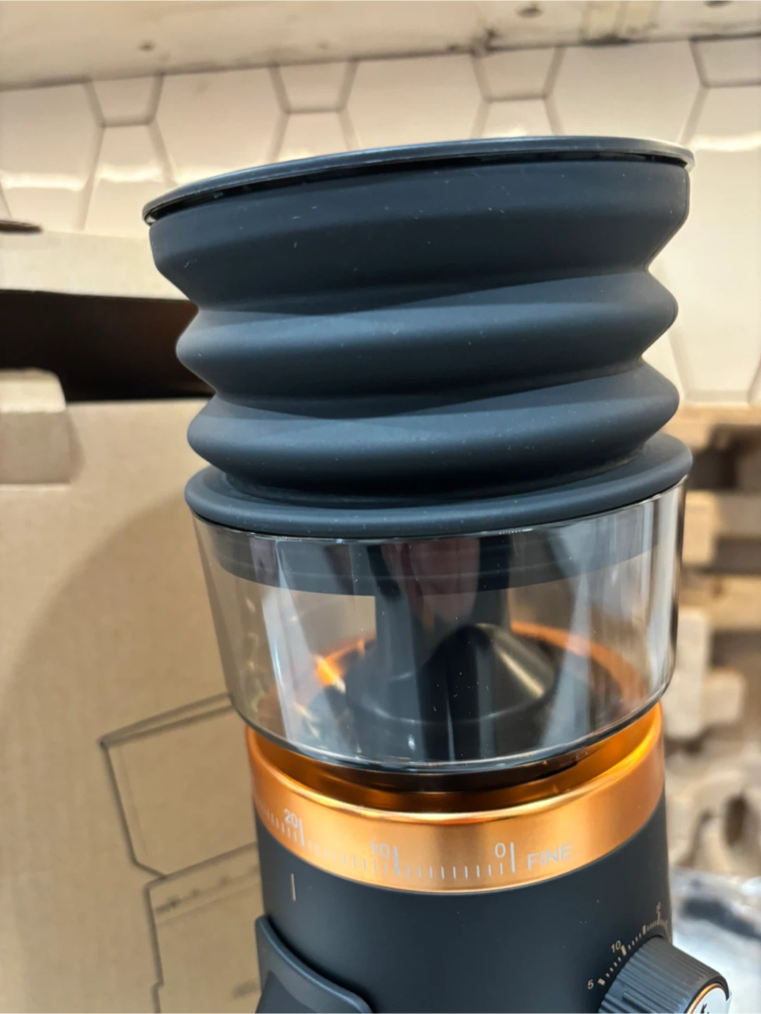AMZCHEF Coffee Grinder - Black - photo 3