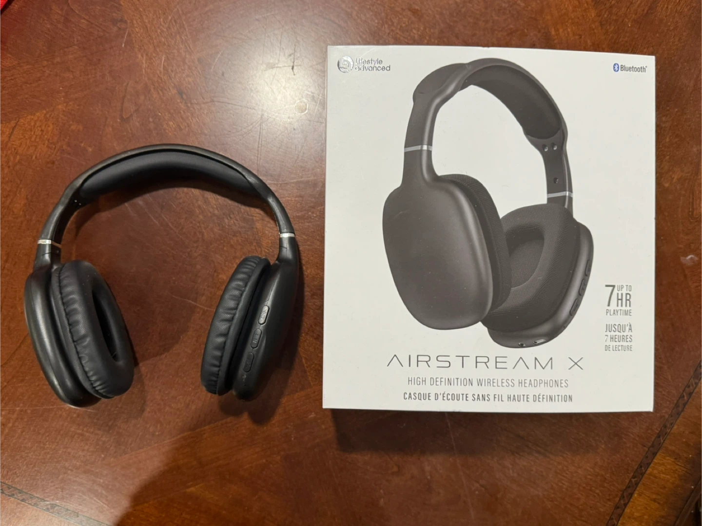 AIRSTREAM X High Definition Wireless Headphones - Black