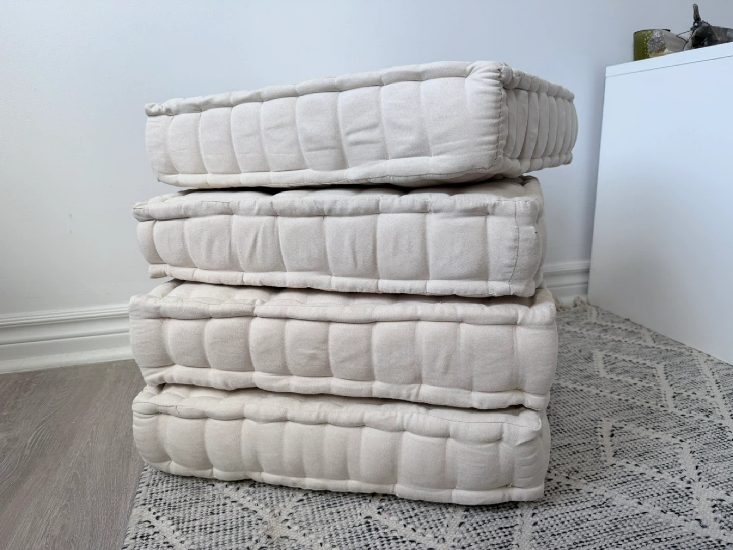 Tufted Square Floor Cushion - photo 2