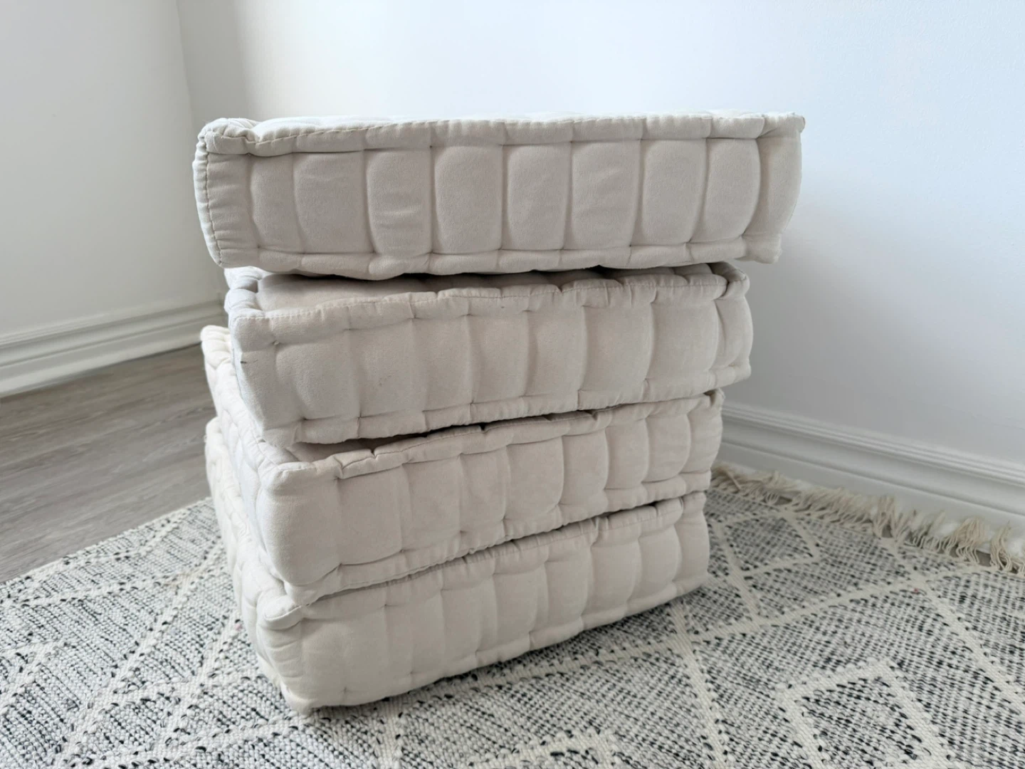 Tufted Square Floor Cushion