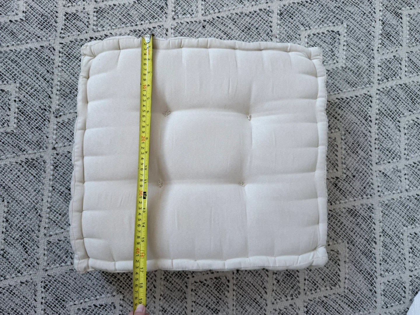 Tufted Square Floor Cushion - photo 3