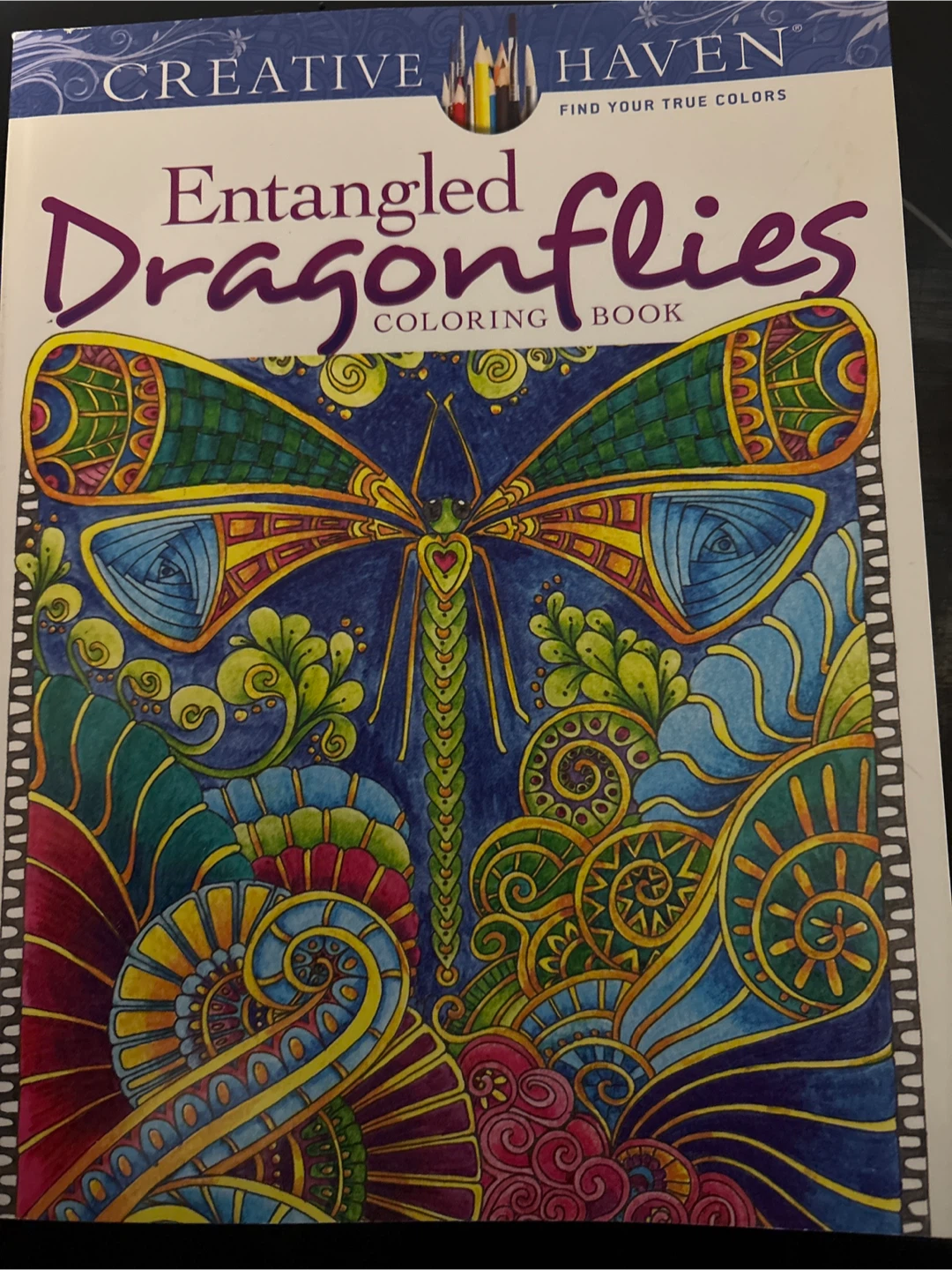 Creative Haven Entangled Dragonflies Coloring Book