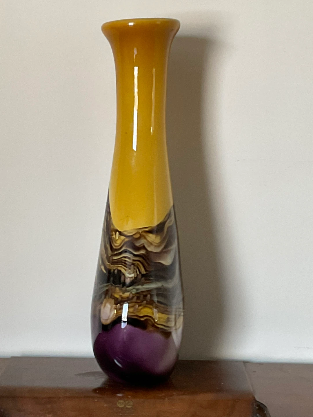Viz Glass Inc. Genuine Hand Blown Art Glass Vase - photo 2