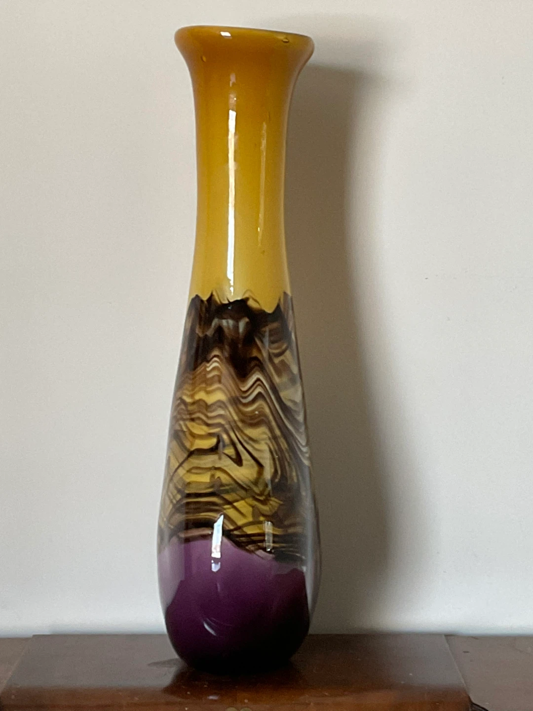 Viz Glass Inc. Genuine Hand Blown Art Glass Vase - photo 4