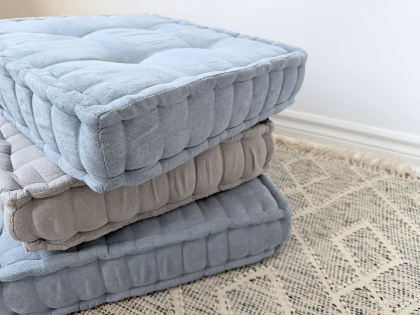 Square Tufted Floor Cushions - photo 2