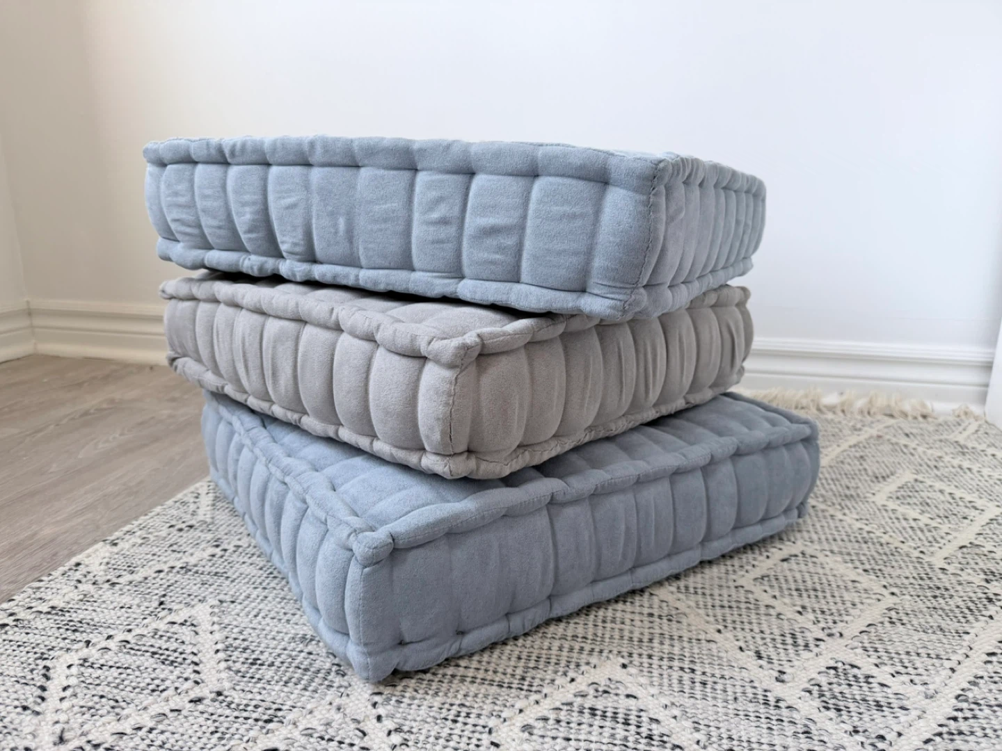 Square Tufted Floor Cushions