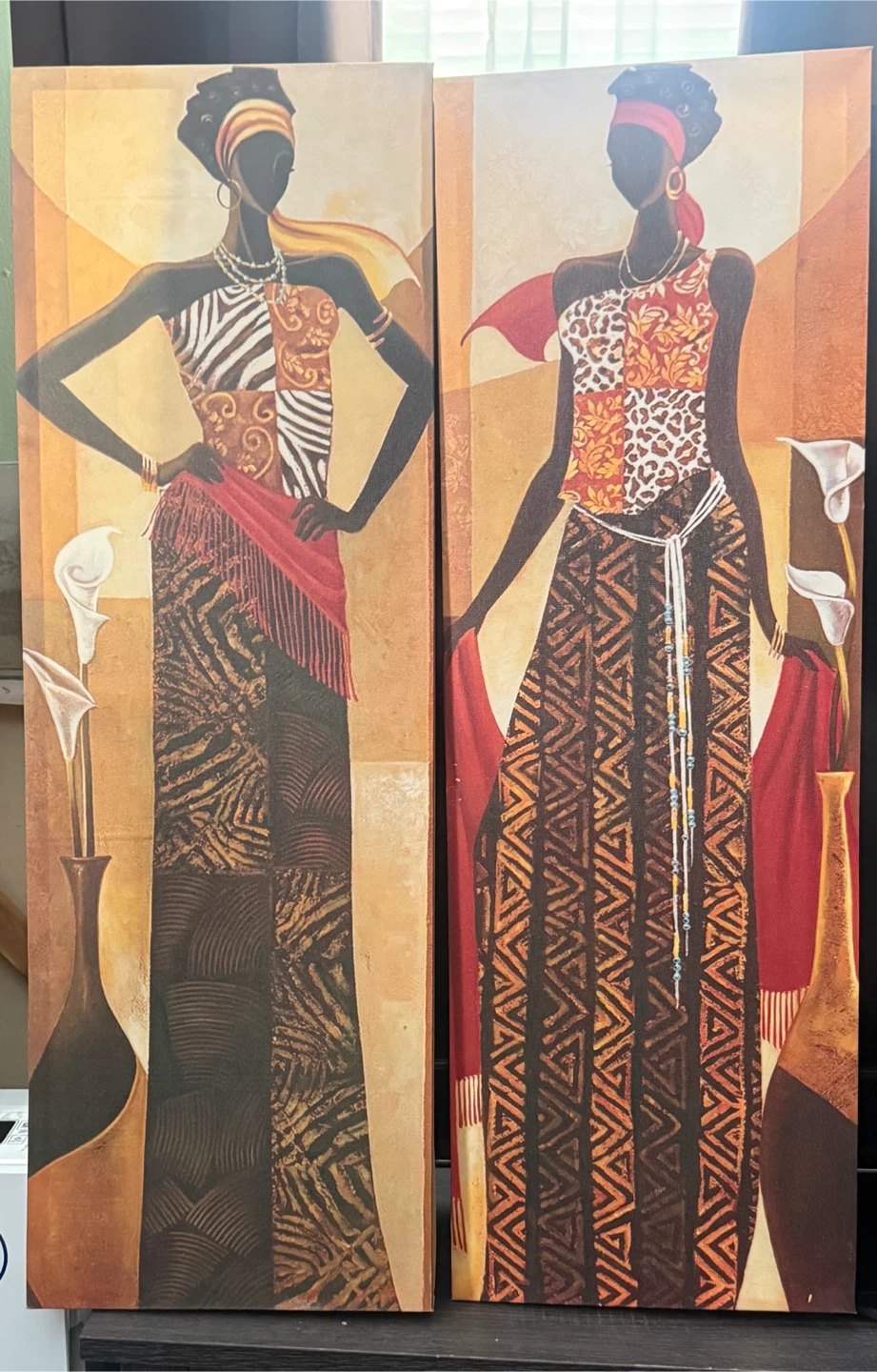 African Themed Wall Art & Wooden Masks Collection
