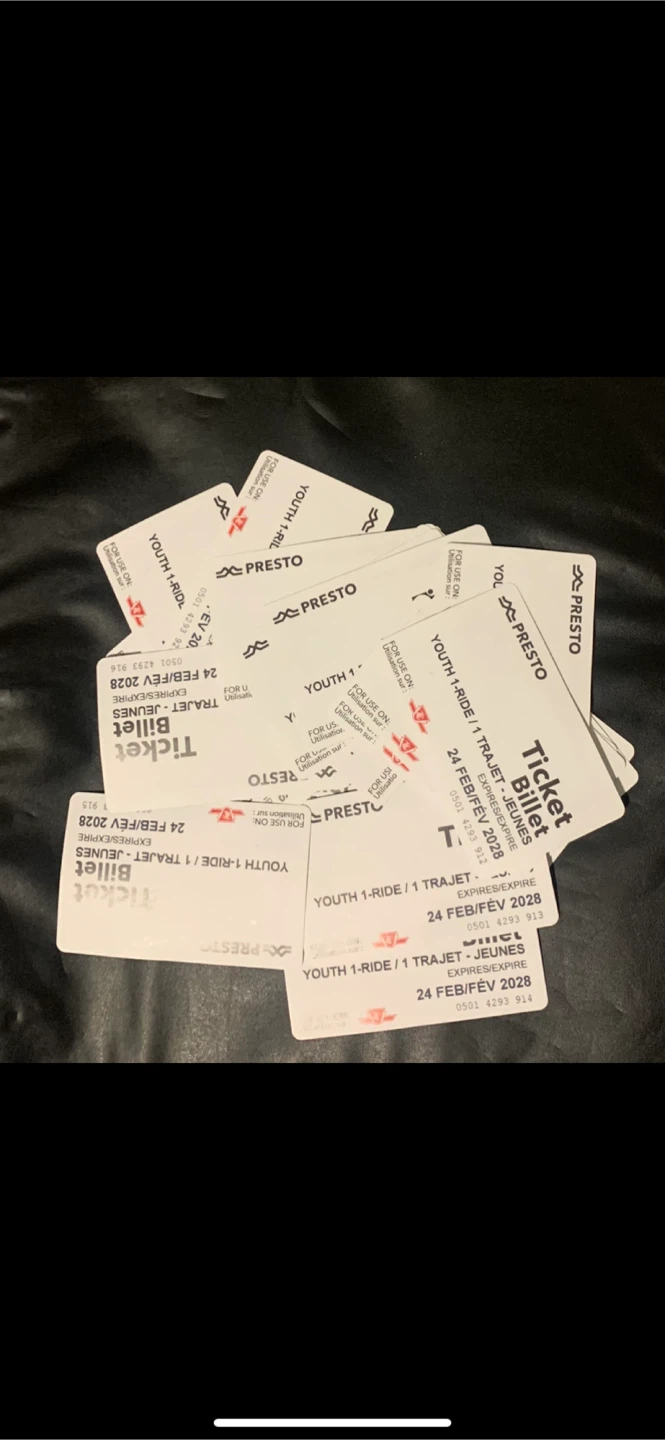 Presto Tickets (Expires Feb 2028)