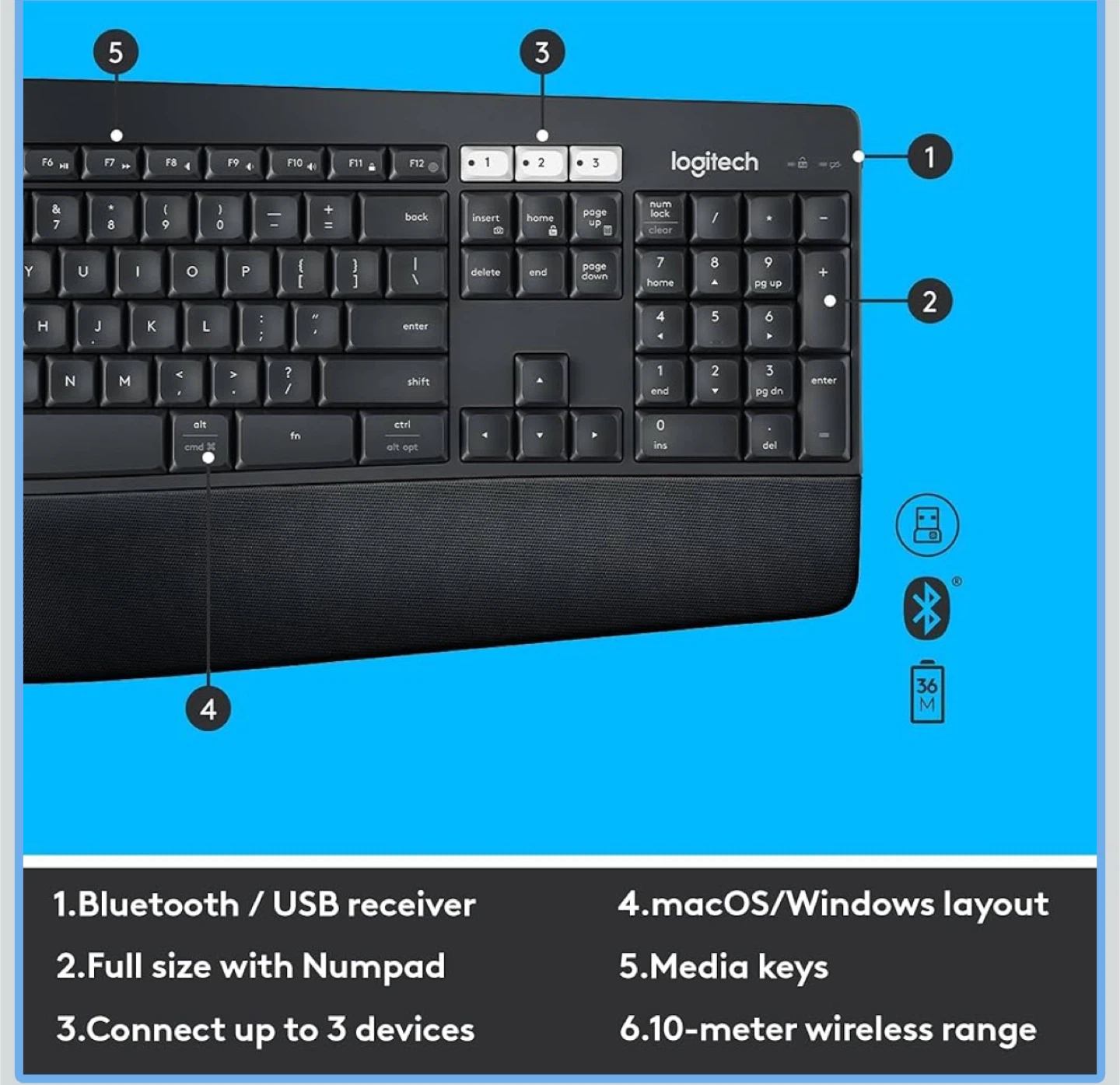 Logitech Keyboard - photo 3