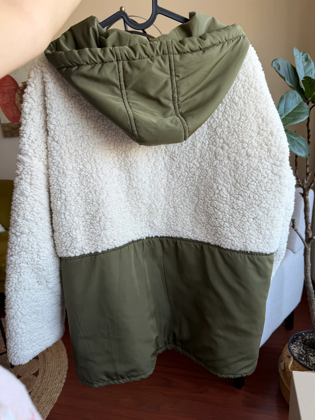 Sherpa Lined Hooded Jacket - Size S - photo 2