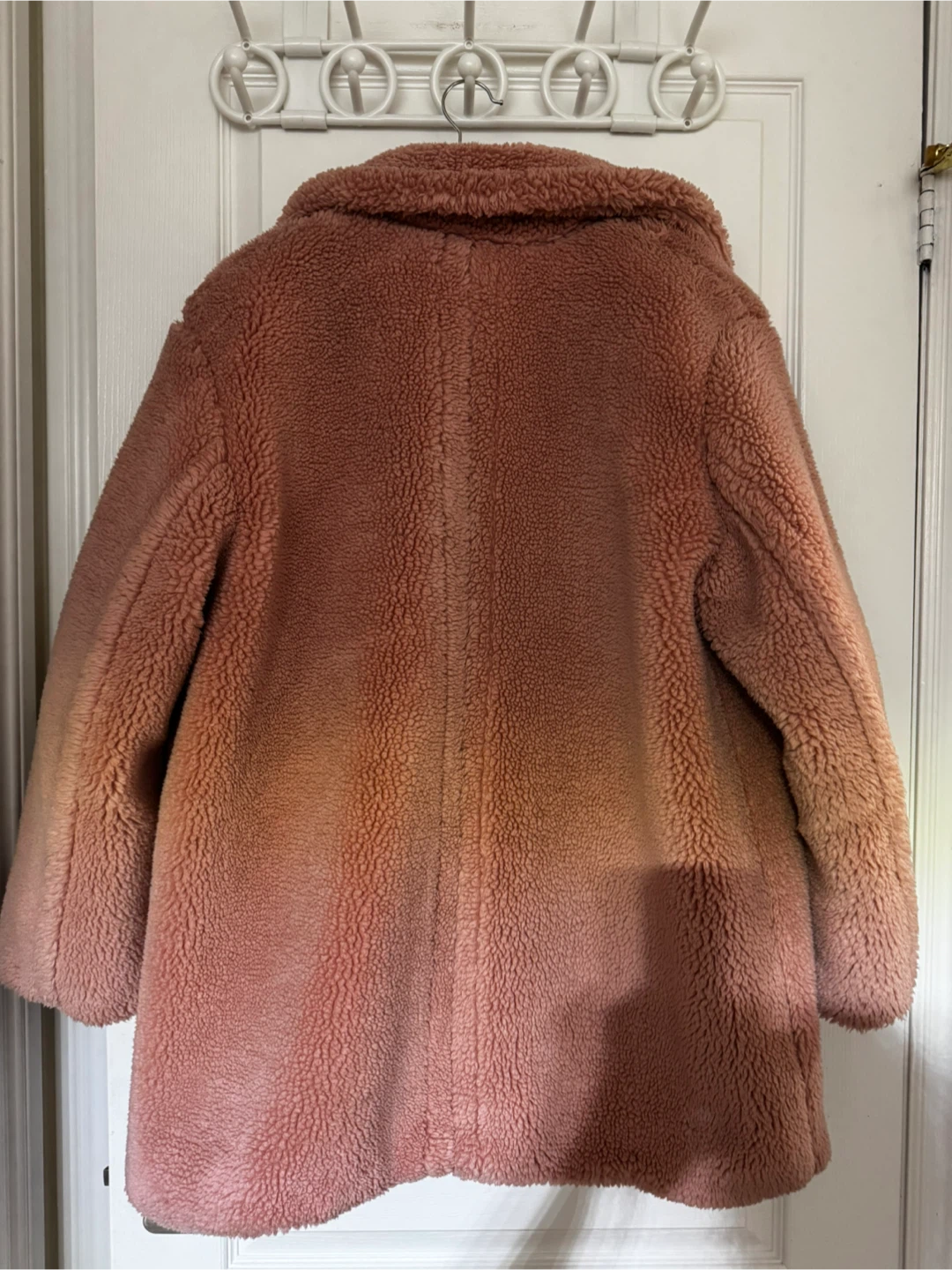 Oversized Teddy Coat - Pink - photo 2
