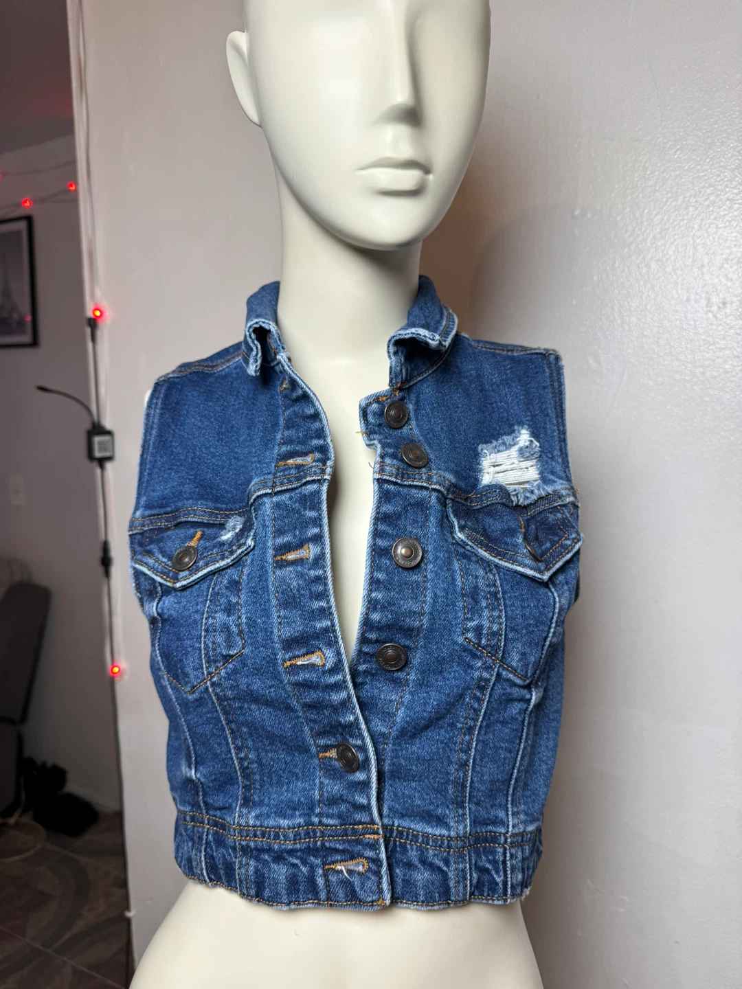 Wax Jean Collection Denim Vest XL - photo 2