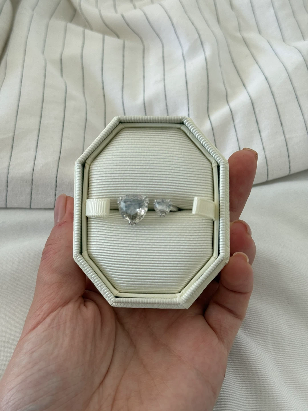Swarovski Crystal Heart Ring