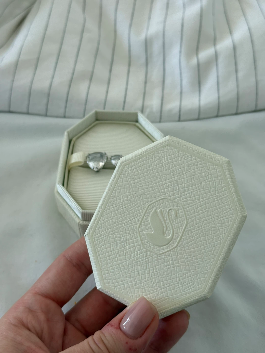 Swarovski Crystal Heart Ring - photo 4